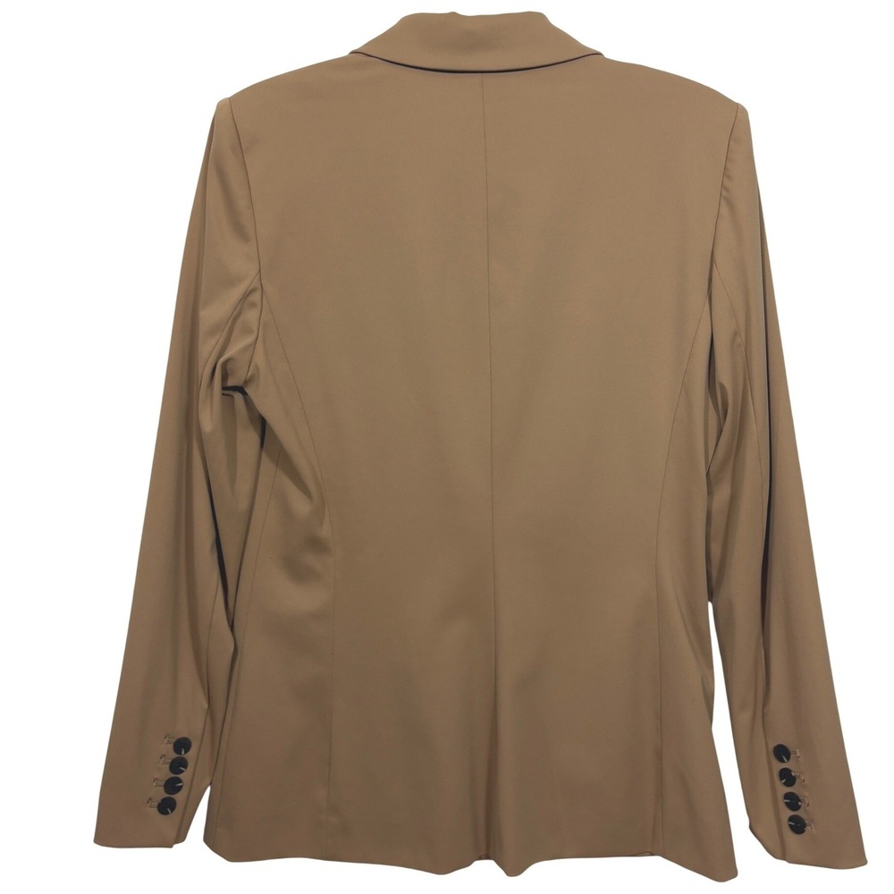 Alex Marie Anastasia Jetset Tech Super Stretch Blazer Tan Camel Size 8 M NWT - Picture 6 of 8
